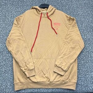 Kill Crew Tan Hoodie with Red Drawstrings